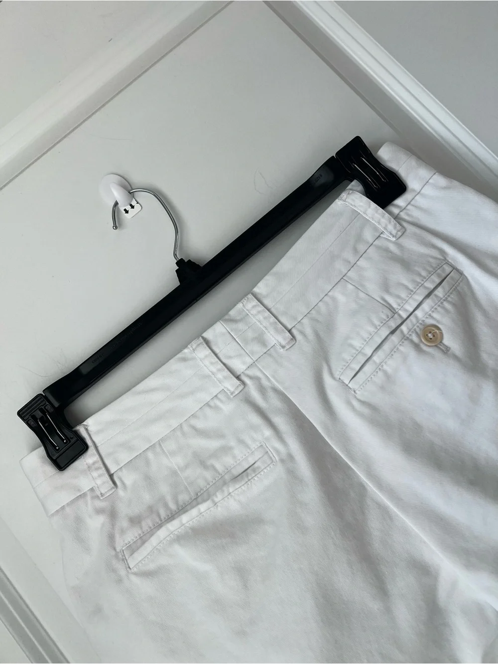 J. Crew White Cotton Tailored Shorts